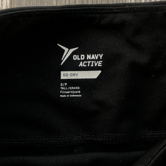 Old Navy Black and Purple Active Leggings - Picture 5 of 6